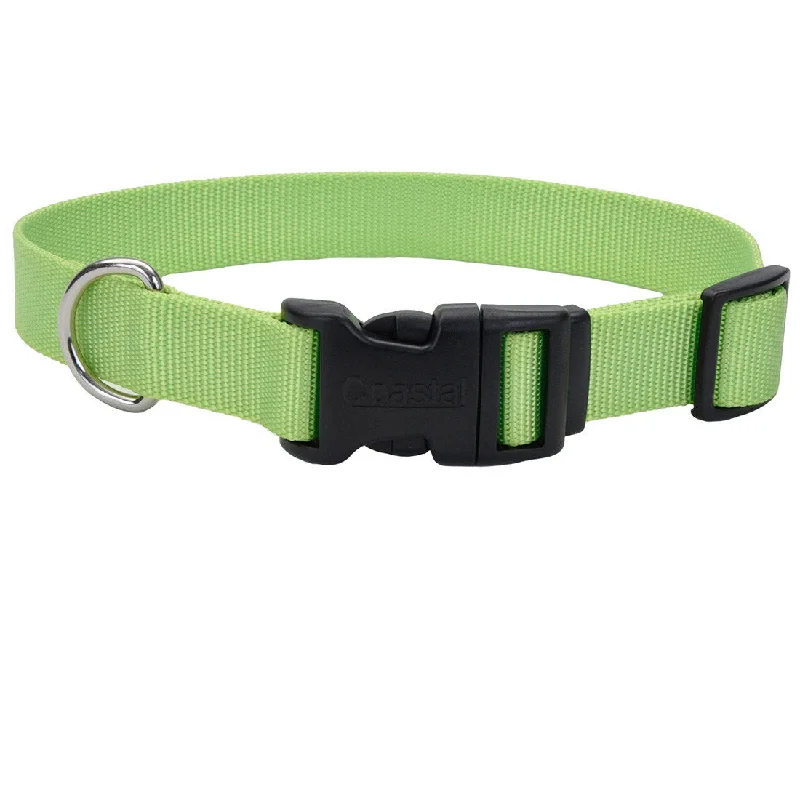 Padded pet carrier sling-Coastal Adjustable Dog Collar with Plastic Buckle