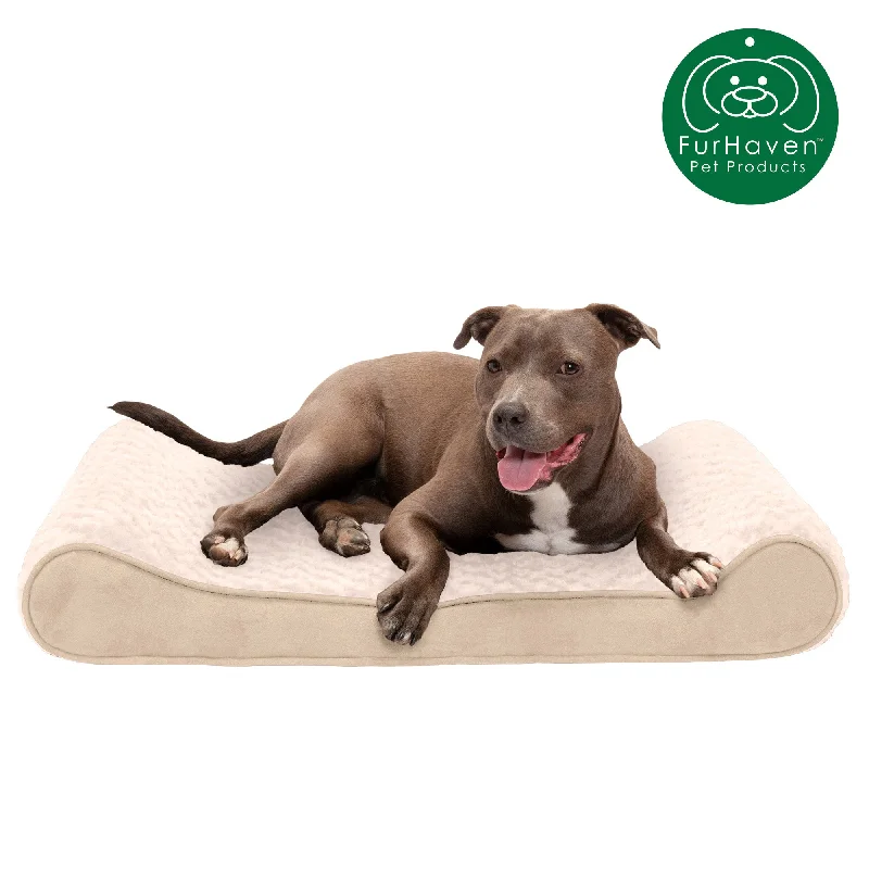 Grippy pet feeding mat-Cooling Gel Memory Foam Luxe Lounger Pet Bed