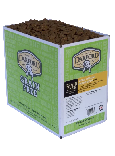 Edible pet chew treat-Darford Grain Free Baked Cheddar Cheese Mini Treats