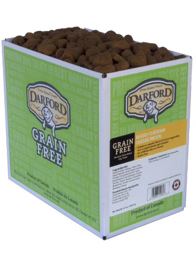 Stackable pet food bowl-Darford Grain Free Baked Cheddar Cheese Treats