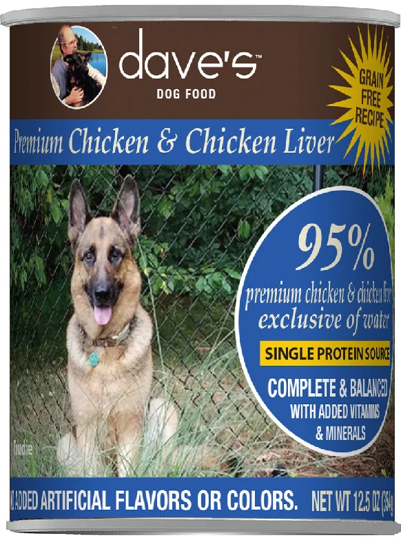 Reflective pet harness medium-Dave’s 95% Premium Meats™ Canned Dog Food—Chicken and Chicken Liver