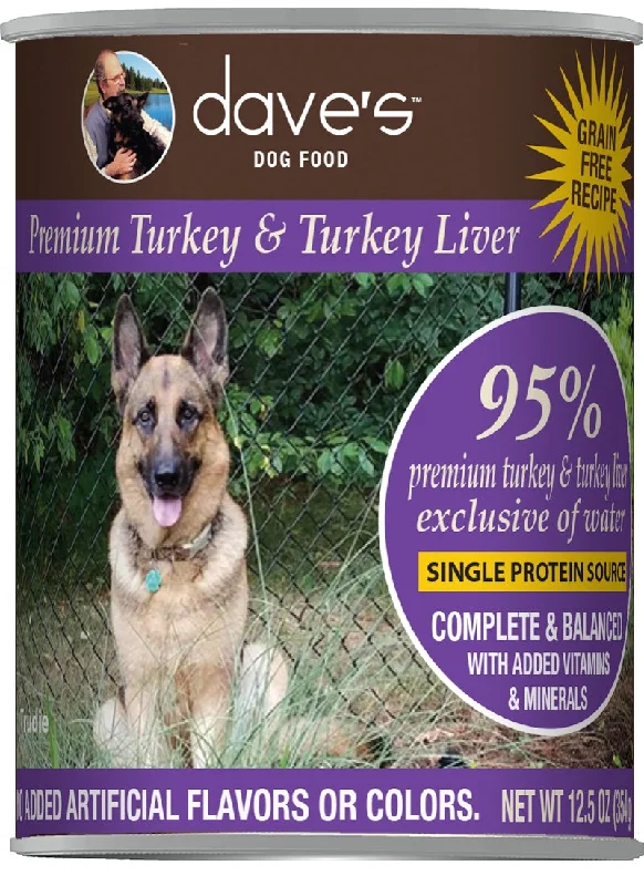 Small pet tunnel cage-Dave’s 95% Premium Meats™ Canned Dog Food—Turkey & Turkey Liver