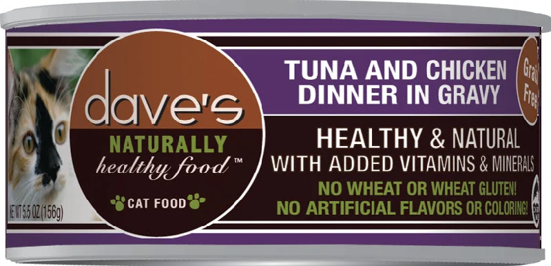 Thick pet blanket large-Dave’s Naturally Healthy Grain Free Cat Food Tuna & Chicken Dinner in Gravy