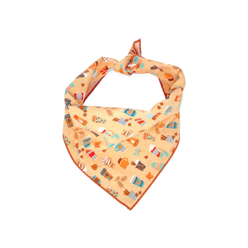 Reflective pet vest medium-Dog Bandana | Pumpkin Spice Latte