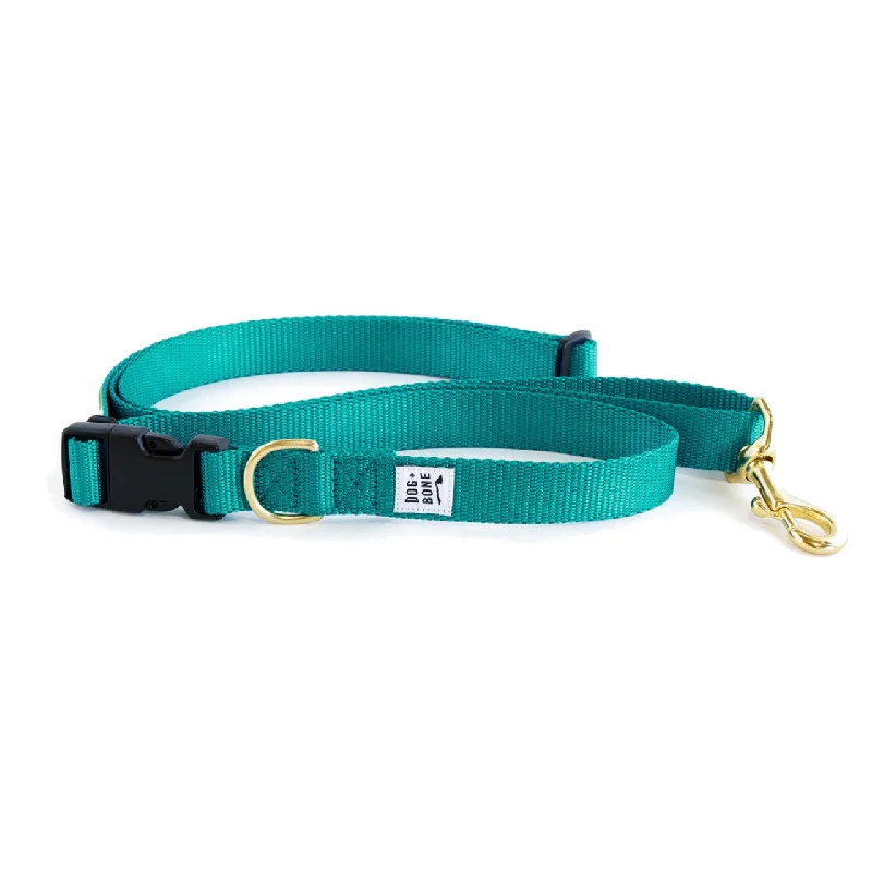 Cat scratching post wide-Dog+Bone Adjustable Leash 3-6ft, Hand Held/ Hands Free, Teal