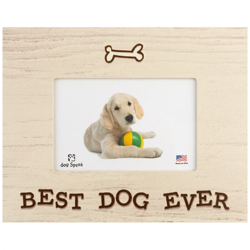 Cat scratching post sturdy-Dog Speak Frame 7x9 Best Dog Ever