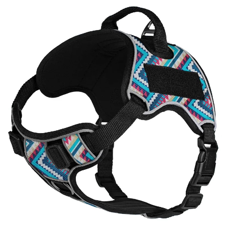 Soft pet throw large-Dogline Quest Multi-Purpose Dog Harness, Aztec, 21-25"