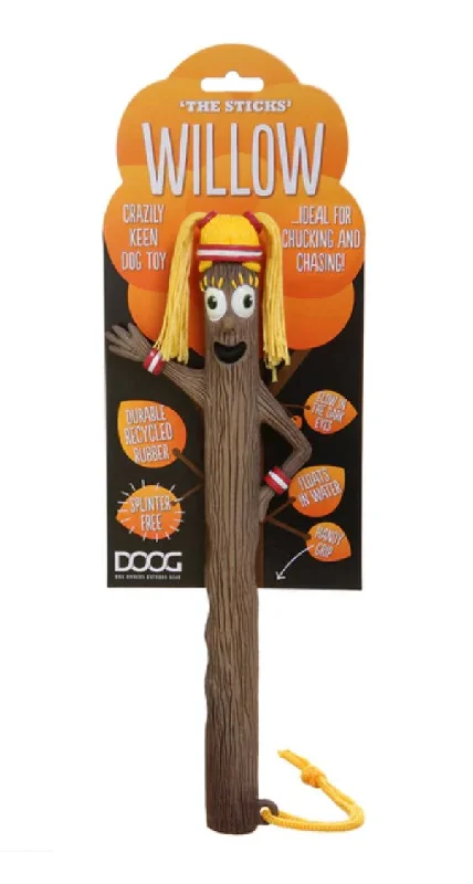 Tough pet squeaky ball-DOOG The Stick Family Willow Fetch Toy