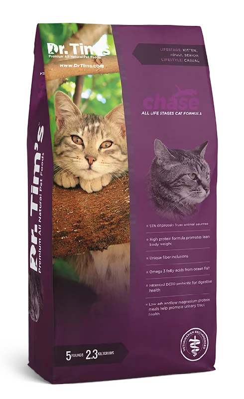 Custom pet collar embroidery-Dr. Tim's Chase Cat Food