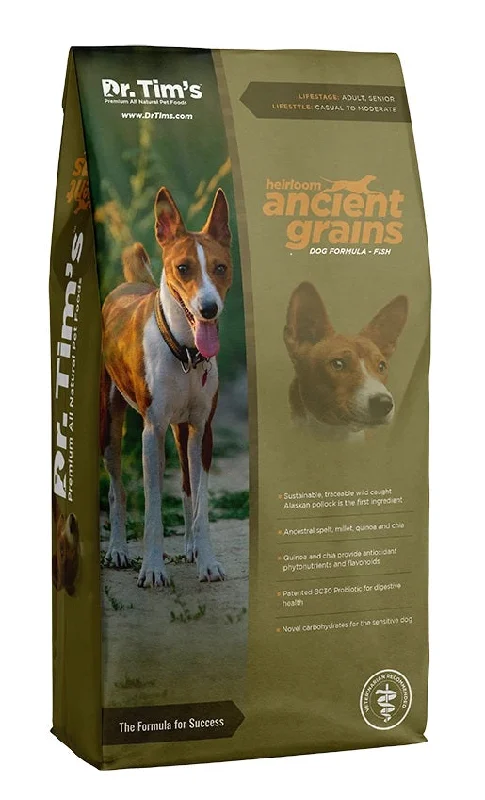 Portable pet kennel large-Dr. Tim's Heirloom Ancient Grains Fish