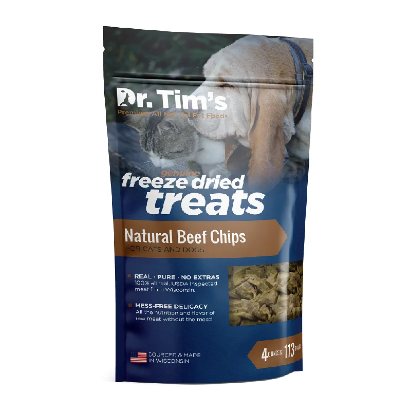 Linen pet bed cover-Dr. Tim's Natural Beef Chips for Cats & Dogs