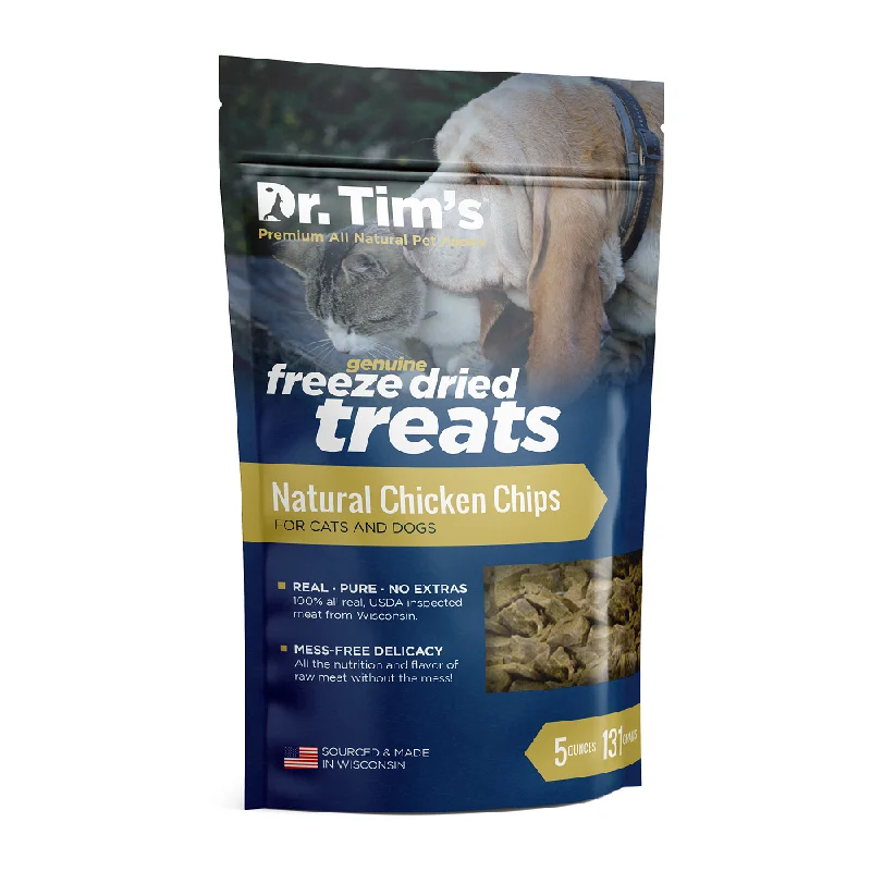 Puppy training treat pouch-Dr. Tim's Natural Chicken Chips for Cats & Dogs