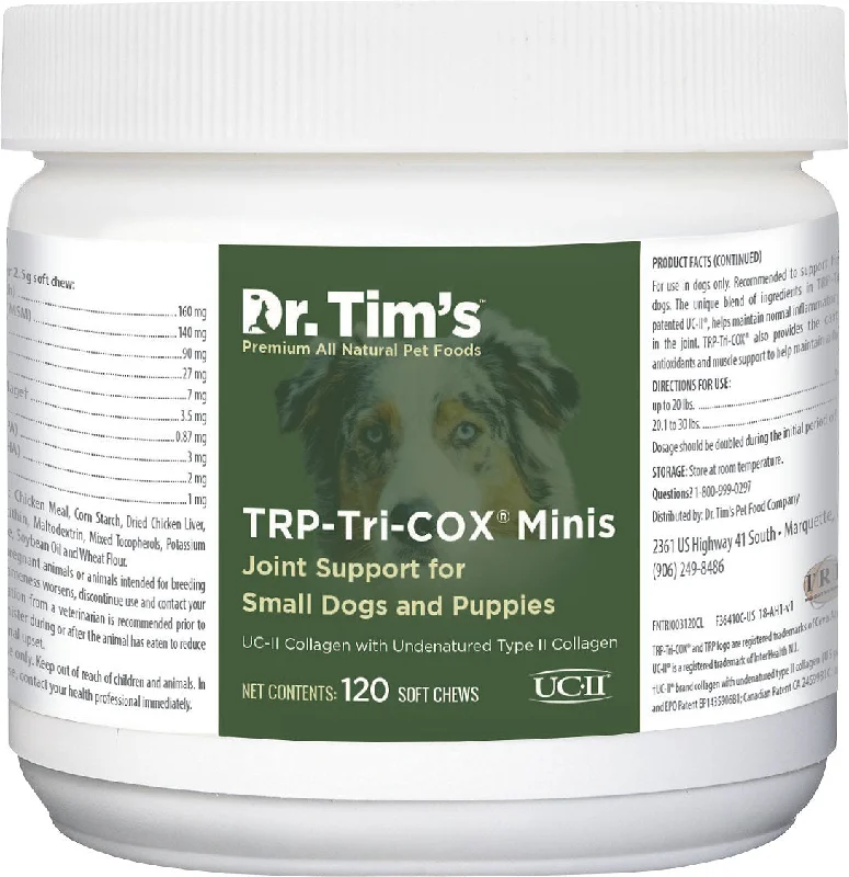 Strong pet tug rope-Dr. Tim's TRP-Tri-COX Minis Small Breed & Puppy Joint Support Dog Supplement