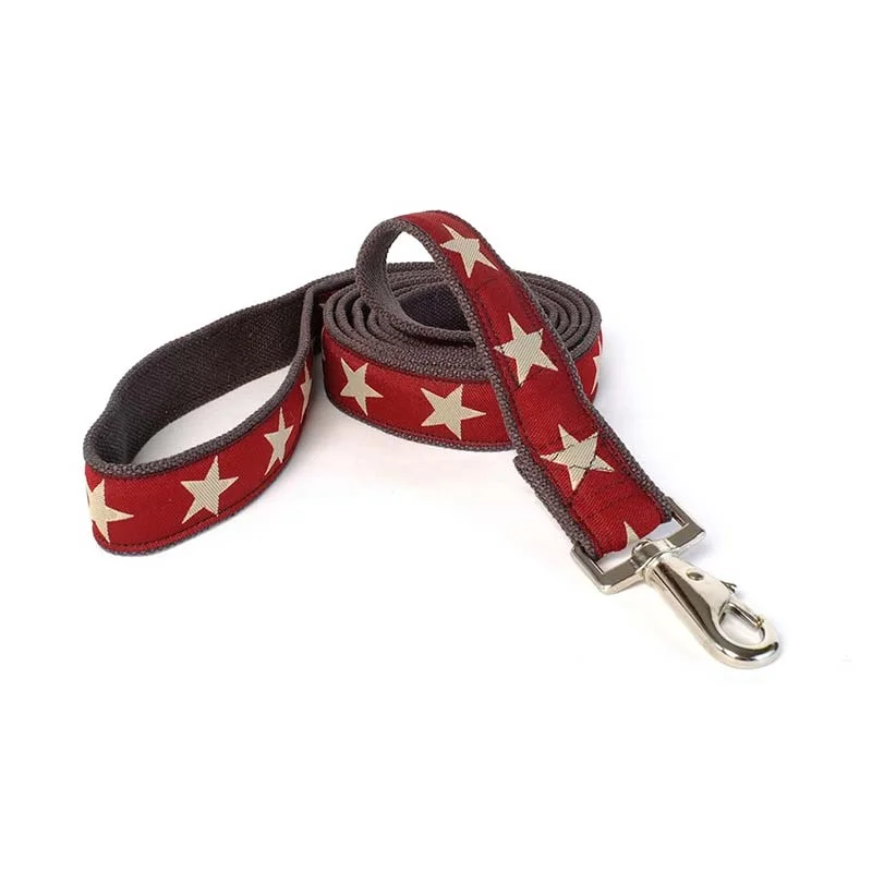 Padded dog winter coat-Earthdog 6' Hemp Dog Leash in Star Pattern * Save 10% Buy 2 *