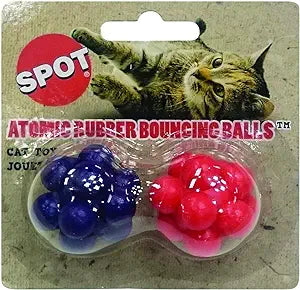 Reflective pet harness medium-ETHICAL ATOMIC BOUNCE BALL 2PK