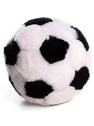 Catnip toy wand-ETHICAL PLUSH SOCCERBALL DOG TOY 4.5-in