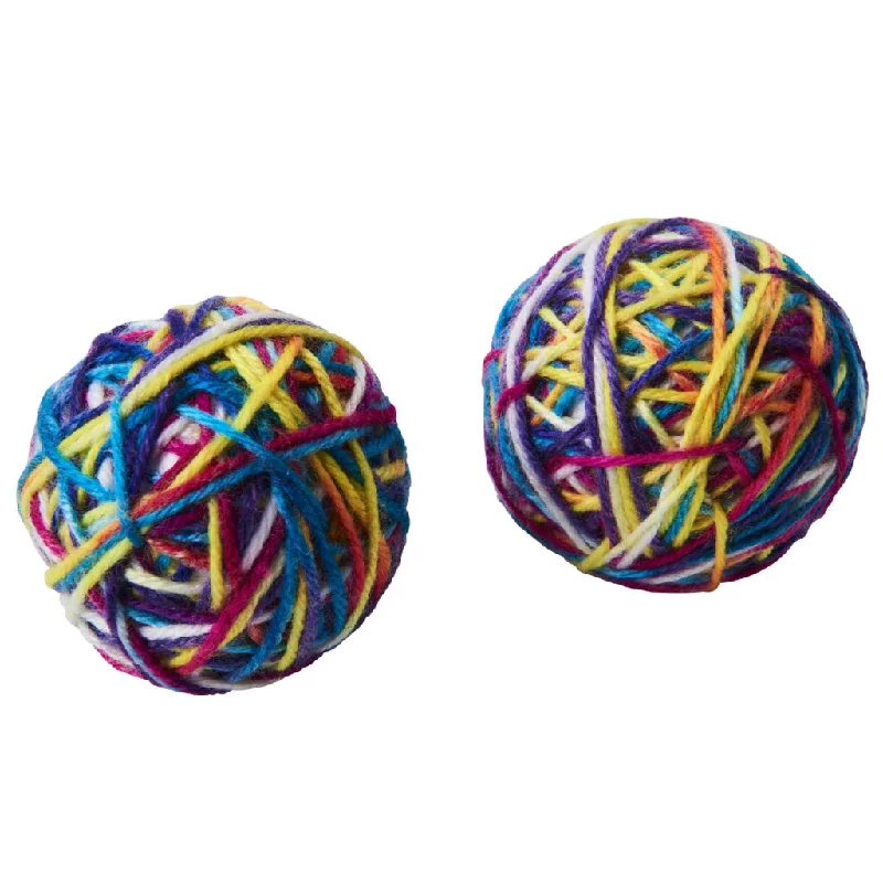 Portable pet crate airline-Ethical Spot Sew Much Fun Yarn Balls 2.5″ 2 Pk Cat Toy (2.5″ 2 Pk)