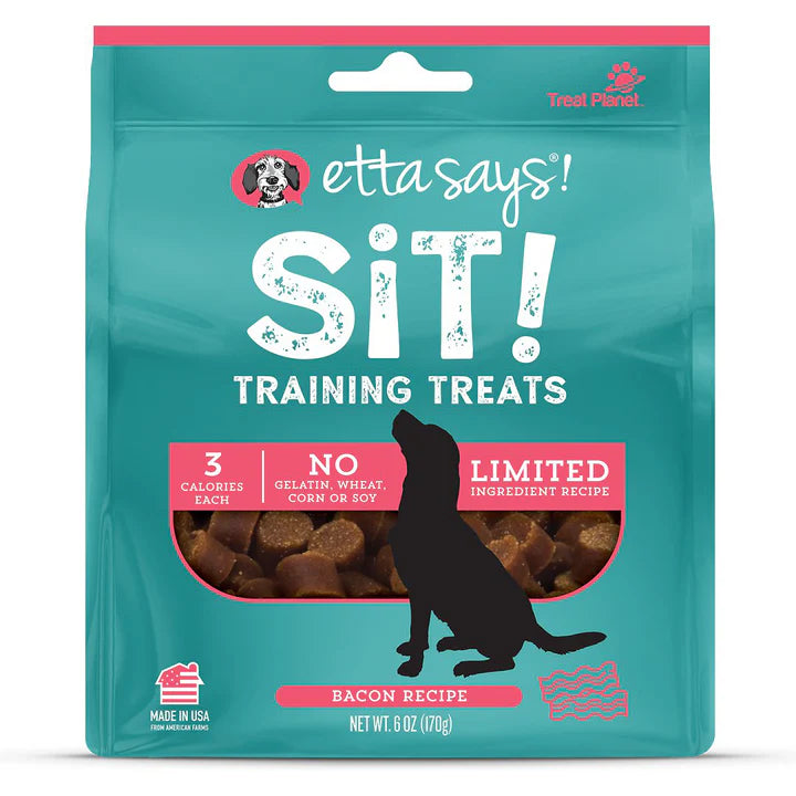 Non-toxic pet toy bone-ETTA SAYS TREATS BACON 6oz