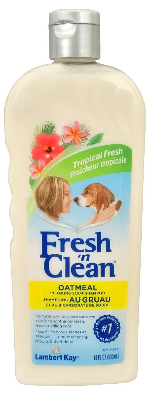 Foldable pet kennel medium-Fresh 'n Clean Oatmeal 'n Baking Soda Dog Shampoo