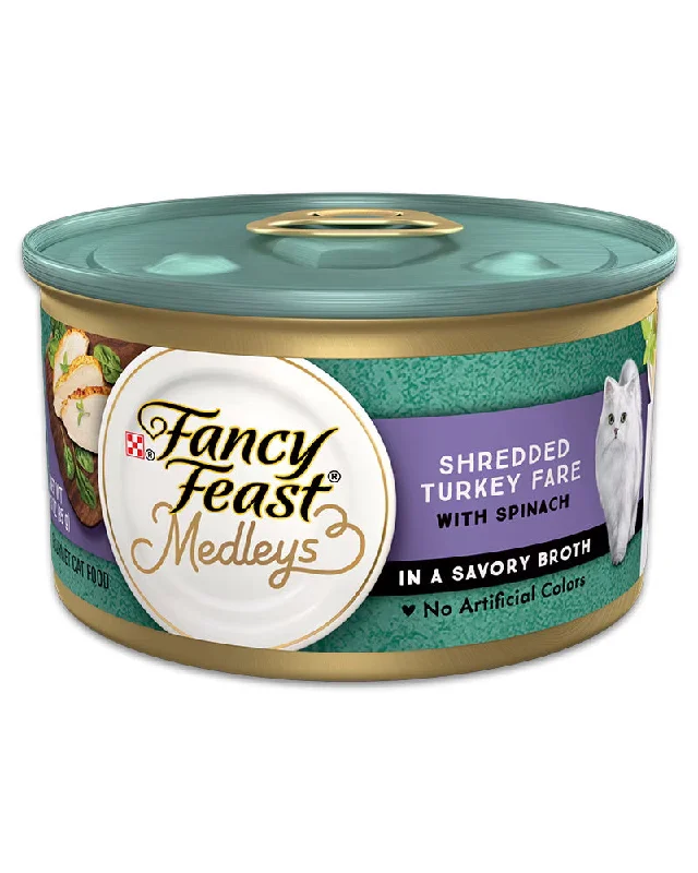 Expandable pet safety gate-Fancy Feast Elegant Medley Shredded Turkey Fare