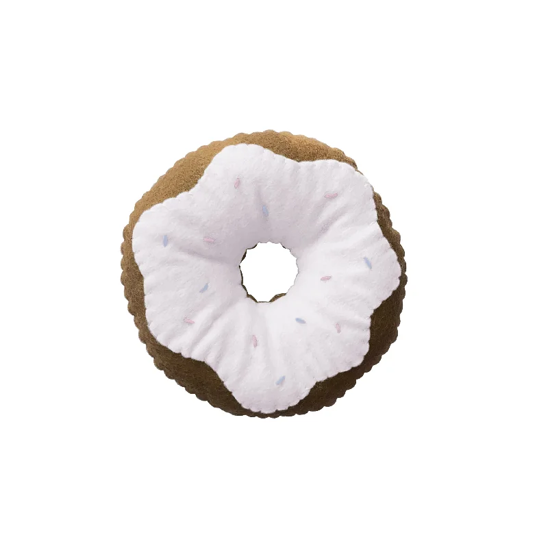 Coconut oil pet balm-Felt Donut Dog Toy