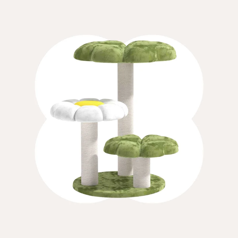 Knotted dog chew rope-Four Leaf Clover Cat Tree