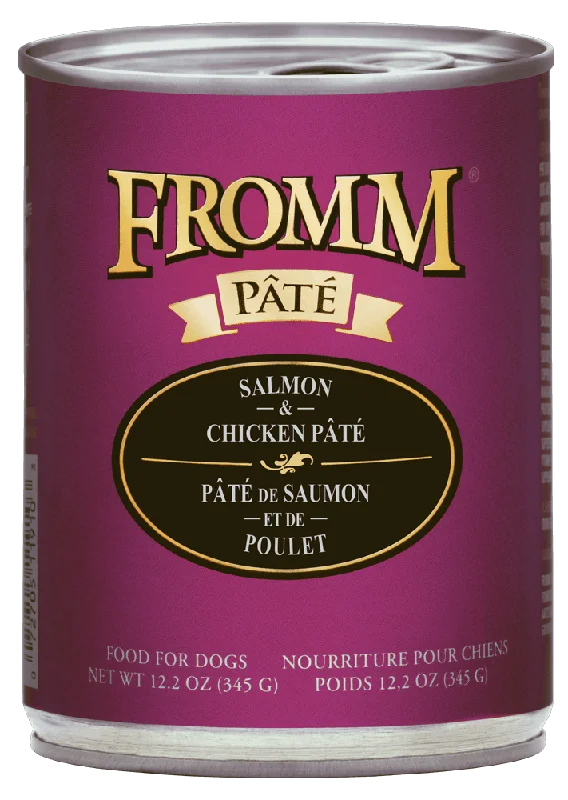 Reflective pet collar medium-Fromm Gold K9 Salmon & Chicken Pate'  12.2oz