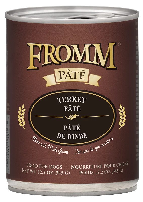 Plush orthopedic dog bed-Fromm Turkey Pate' Canned Dog Food 12oz