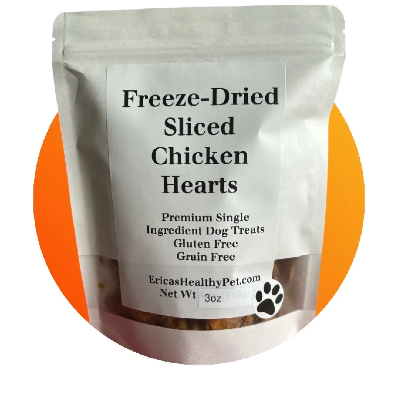 Indoor pet containment gate-Freeze-Dried Sliced Chicken Hearts for Dogs