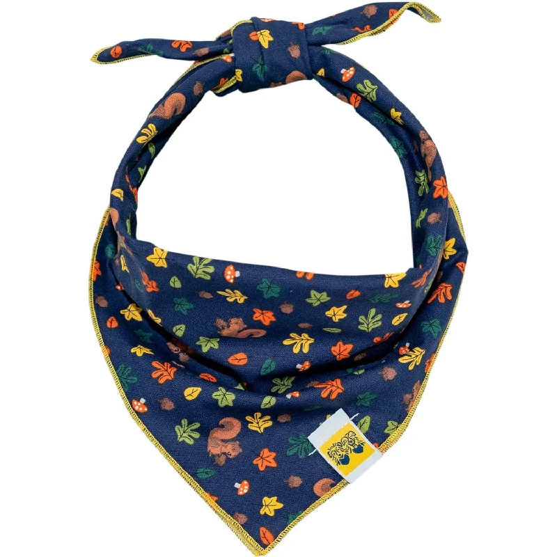 Hemp pet collar eco-Friend of the Squirrel Dog Bandana