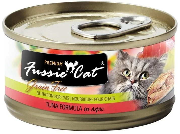 Bouncing rubber dog ball-Fussie Cat Premium Grain Free Tuna Formula in Aspic Canned Cat Food