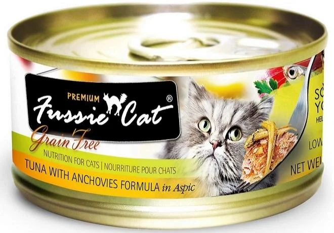 Cat perch window sturdy-Fussie Cat Premium Tuna with Anchovies Formula in Aspic Canned Food