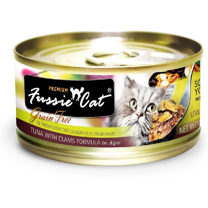 Windproof dog jacket medium-Fussie Cat Premium Tuna with Clams Formula in Aspic Canned Food