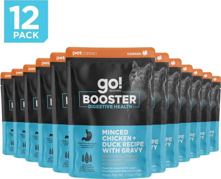 Thick braided pet leash-Go! Solutions Booster Digestive Health Chicken + Duck Pate For Dogs