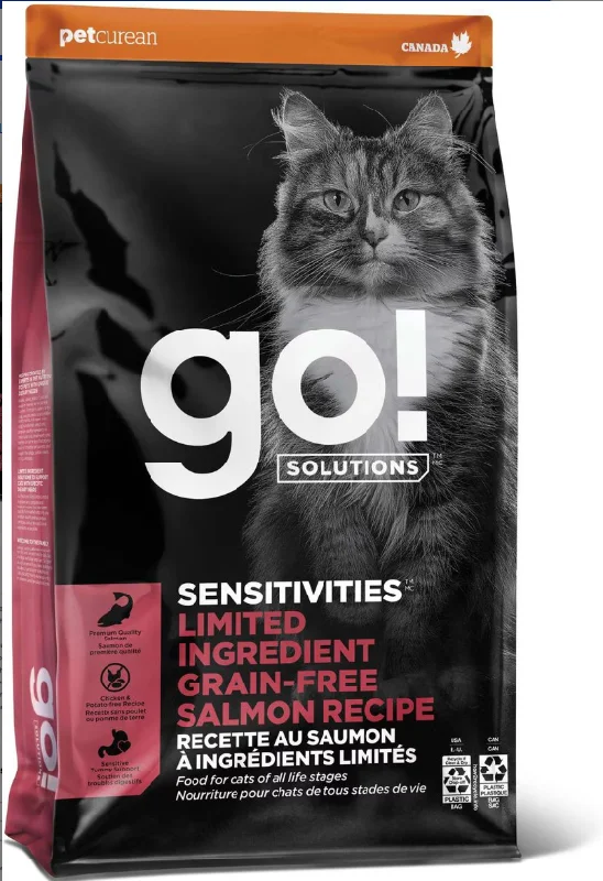 Elevated cat feeding bowl-Go! Solutions Weight Management + Joint Care Grain Free Salmon Recipe For Cats