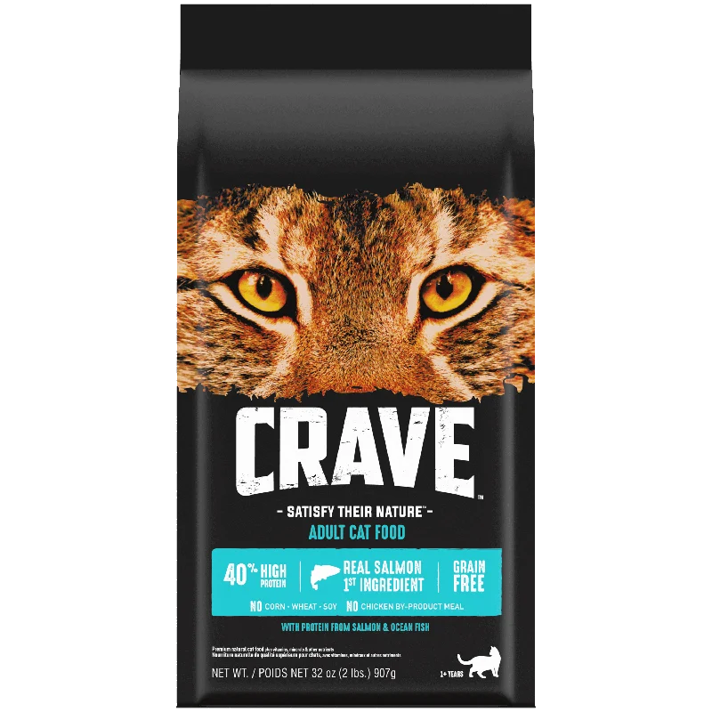 Soft-sided pet carrier-CRAVE™ Grain Free Adult Dry Cat Food with Protein from Salmon & Ocean Fish