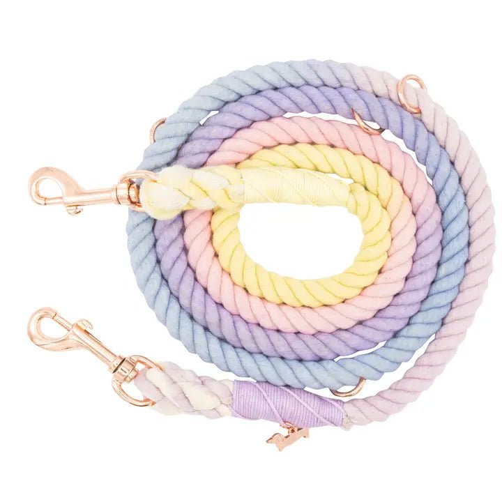 Insulated pet jacket-Hands Free Rope Leash - Caroline