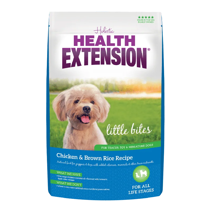 Cat tower with scratching-Health Extension Little Bites Chicken & Brown Rice Recipe Dry Dog Food