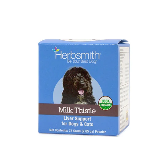 Stitched reflective collar-Herbsmith Milk Thistle Liver Support for Dogs and Cats