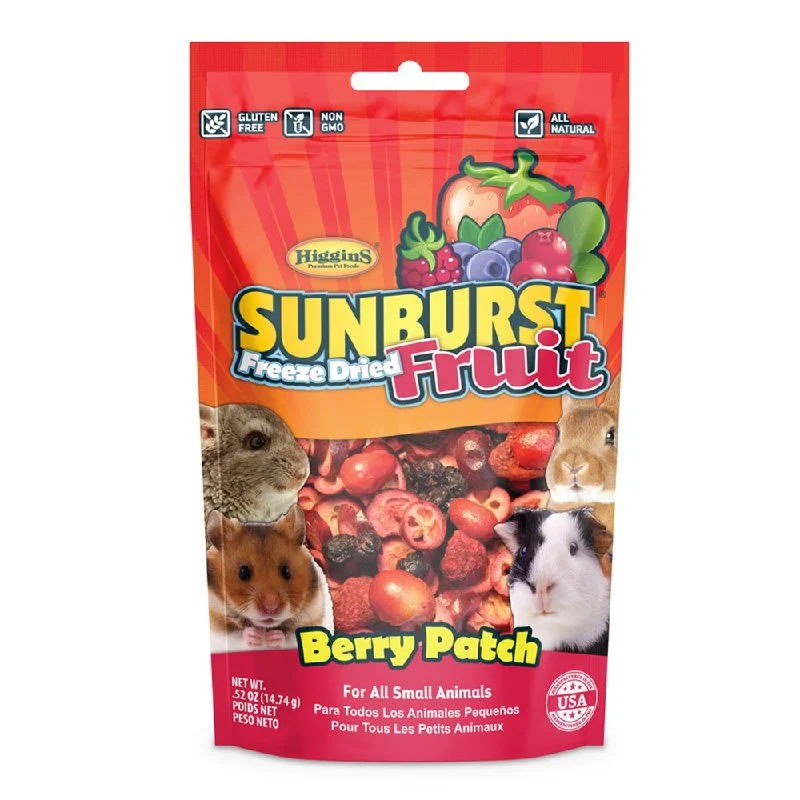 Puppy teething rope toy-Higgins Sunburst Freeze Dried Fruit Berry Patch Treat