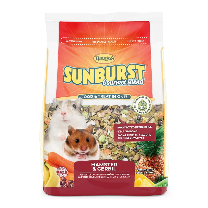 Collapsible pet playpen-Higgins Sunburst Gourmet Blend Hamster & Gerbil Food