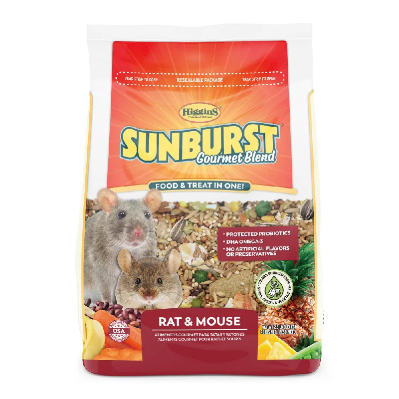 Expandable pet carrier-Higgins Sunburst Gourmet Blend Rat & Mouse Food