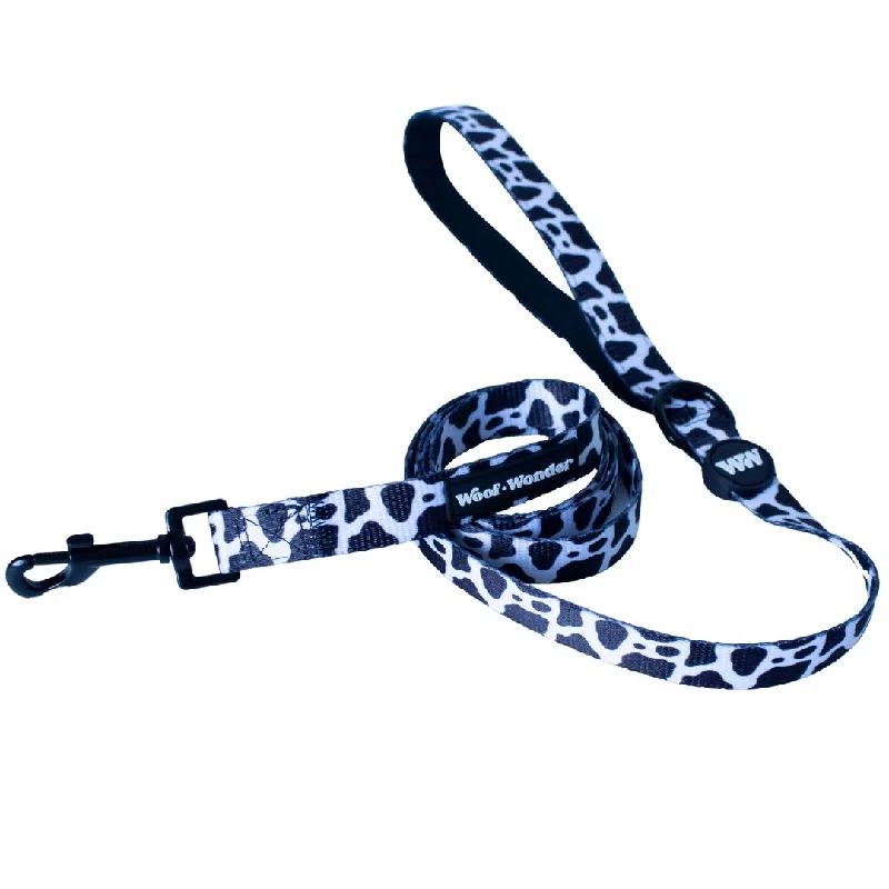 Personalized reflective collar-Holy Cow - Comfort Grip Leash