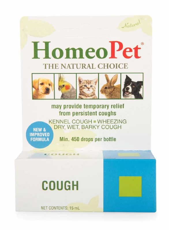 Recycled pet collar small-HomeoPet Cough Remedy, 15 mL