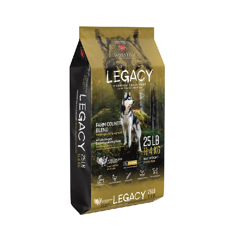 Small pet exercise toy-Horizon Legacy Farm Country Blend Grain Free Dry Dog Food (8.8 LB)