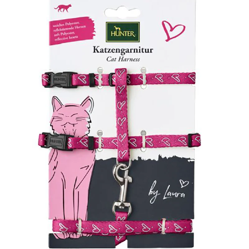 Insulated cat bed winter-Hunter Laura Harness with Leash for Cats & Kittens (Pink)