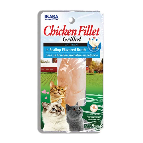 Cat tower with platform-INABA Grilled Chicken Fillet in Scallop flavored broth for cats