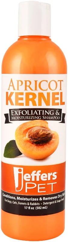 Dual-sided pet grooming tool-Jeffers Apricot Kernel Shampoo