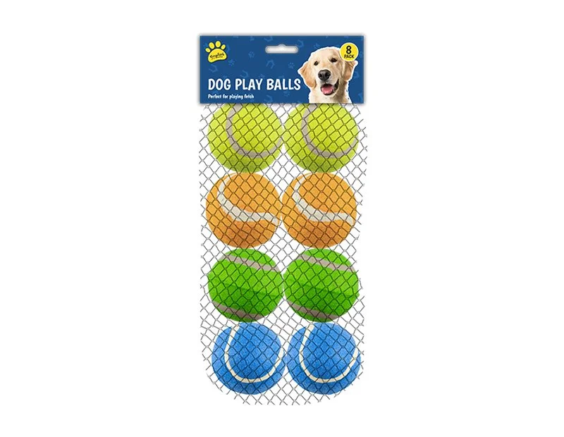 Memory foam pet bed-Kingdom Dog Play Balls 8 Pack