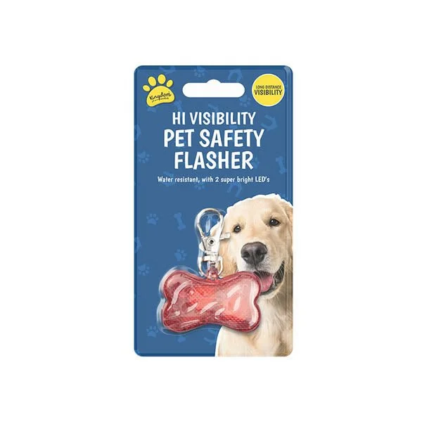 Ceramic pet feeding dish-Kingdom Hi Visibility Pet Safety Flasher